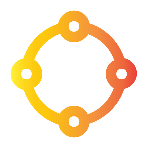 círculo Generic gradient outline Ícone