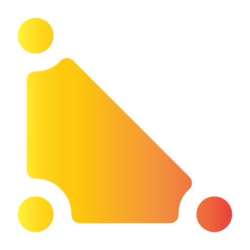 Triangle Generic gradient fill icon