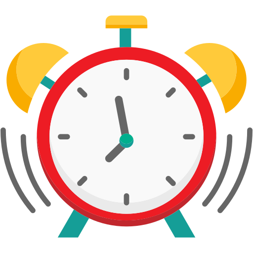 Alarm clock Generic color fill icon