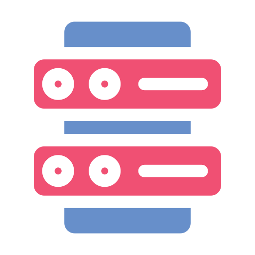 base de datos Generic color fill icono