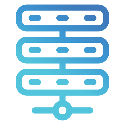 datenbank Generic gradient outline icon