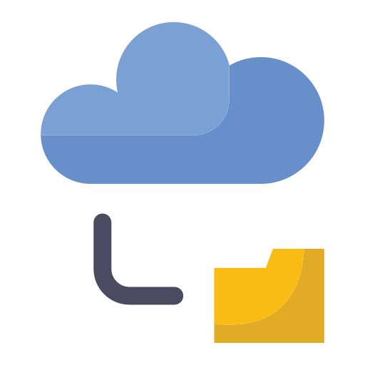cloud computing Generic color fill icona