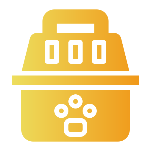 Pet carrier Generic gradient fill icon