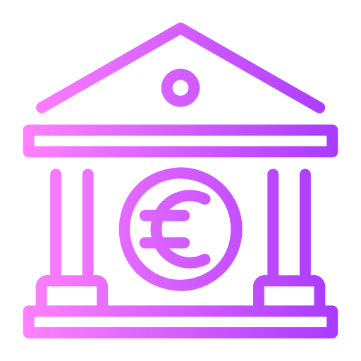 banque Generic gradient outline Icône