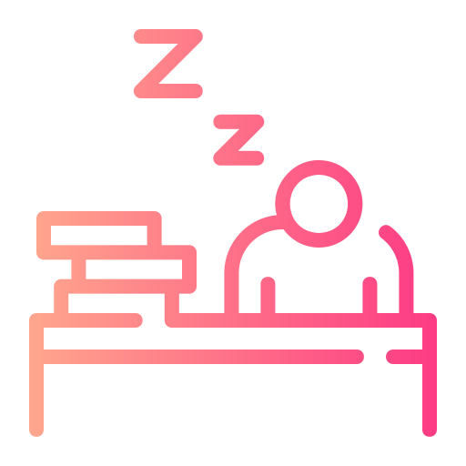 眠る Generic gradient outline icon
