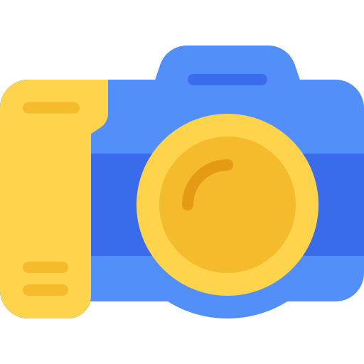 цифровая зеркальная камера Generic color fill иконка
