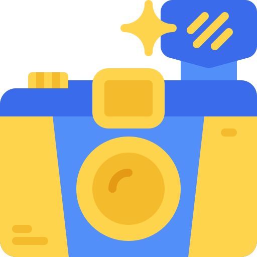 цифровая зеркальная камера Generic color fill иконка