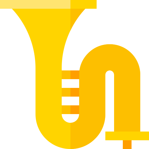 Trombone Basic Straight Flat icon