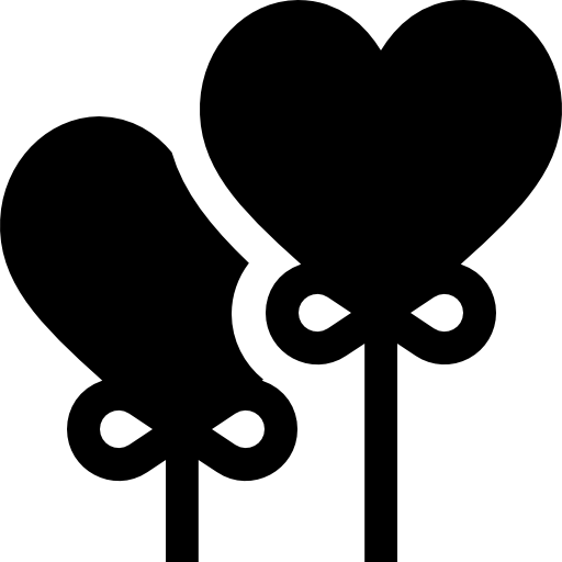 herzballon Basic Straight Filled icon