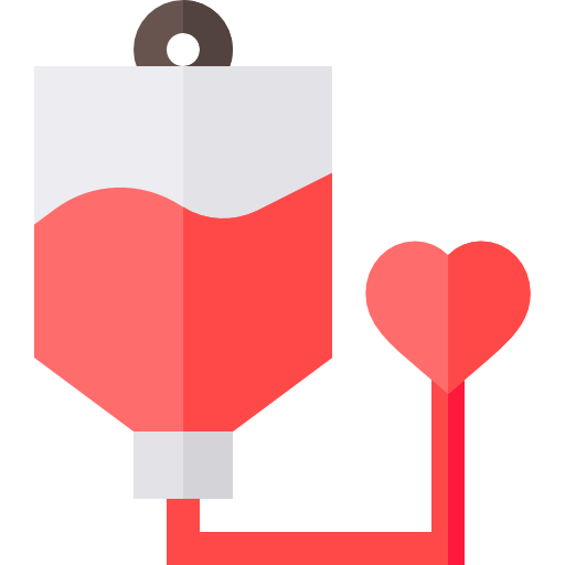 transfusión de sangre Basic Straight Flat icono