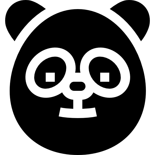 팬더 Basic Straight Filled icon