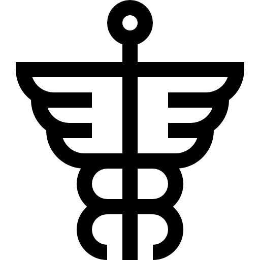 Caduceus Basic Straight Lineal icon