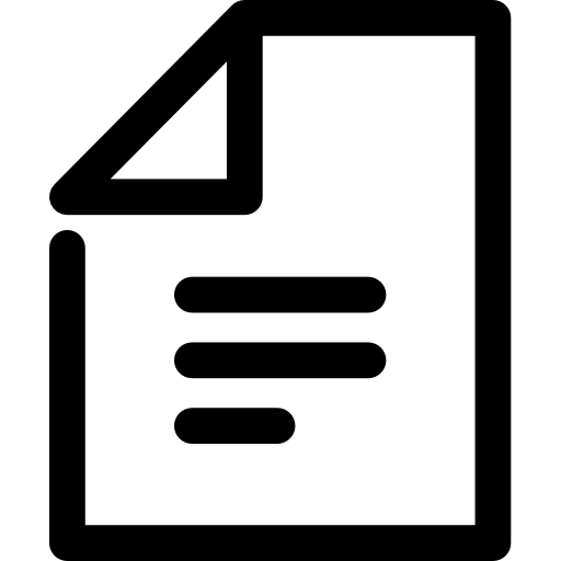 archivo de texto Voysla Lineal icono