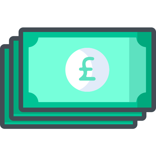 Pound sterling Special Bicolor icon