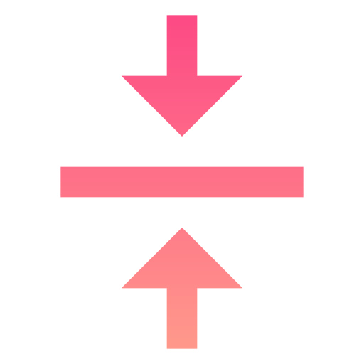 allineamento al centro Generic gradient outline icona