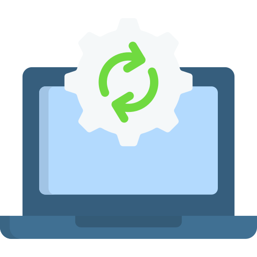 Automated process Generic color fill icon