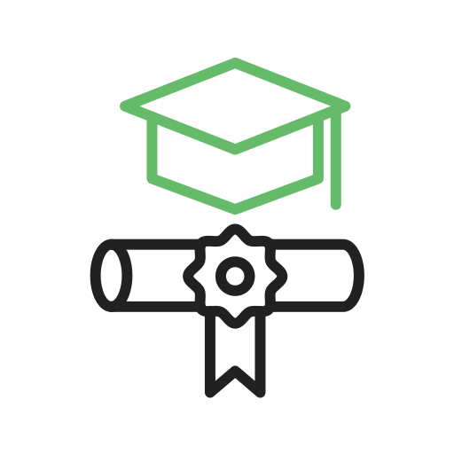 diploma Generic color outline icono