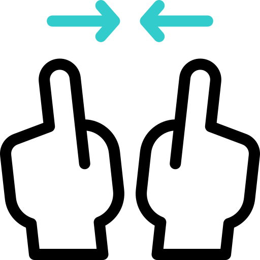 hineinzoomen Basic Accent Outline icon