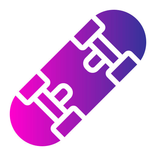 Skateboard Generic gradient fill icon