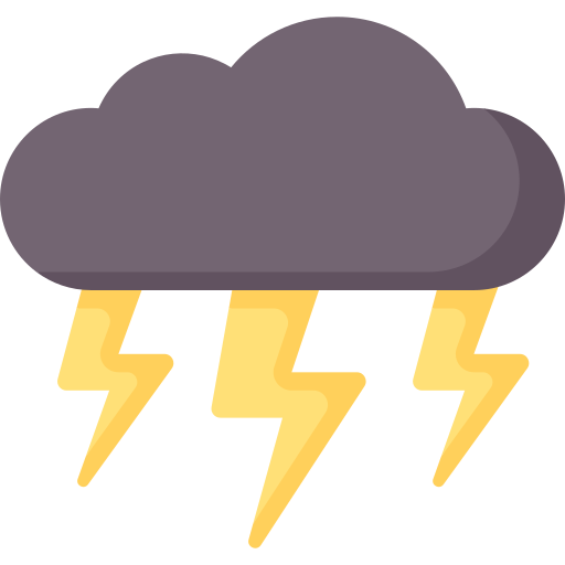 Lightning storm Special Flat icon
