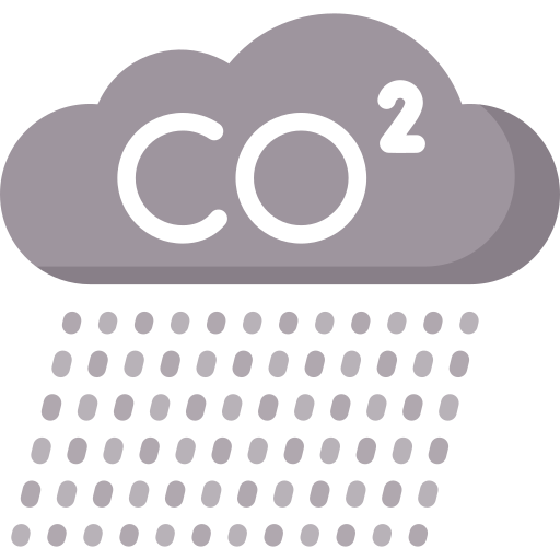 diossido di carbonio Special Flat icona