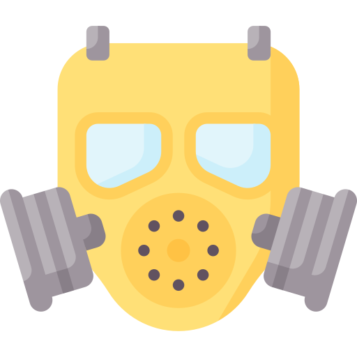 gasmaske Special Flat icon