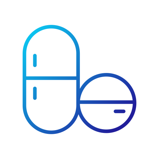 Pill Generic gradient outline icon