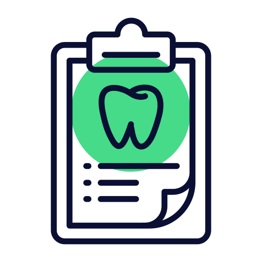 Dental report Generic color lineal-color icon