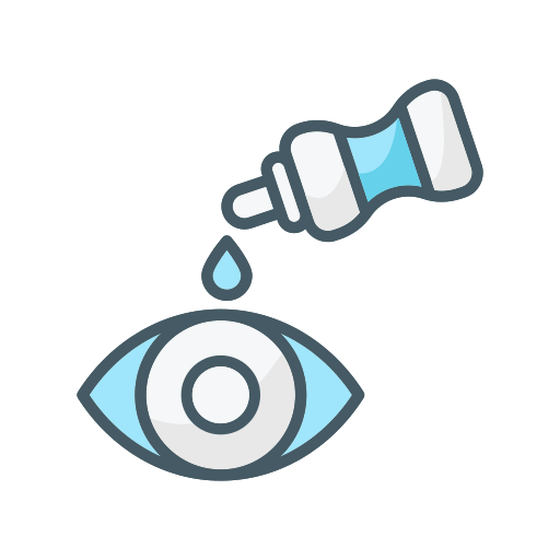 Eye drops Generic color lineal-color icon