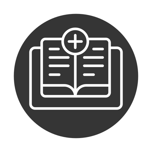 Medical book Generic black fill icon