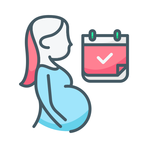 Pregnant Generic color lineal-color icon