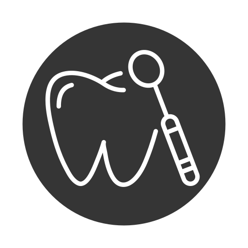 opieka dentystyczna Generic black fill ikona