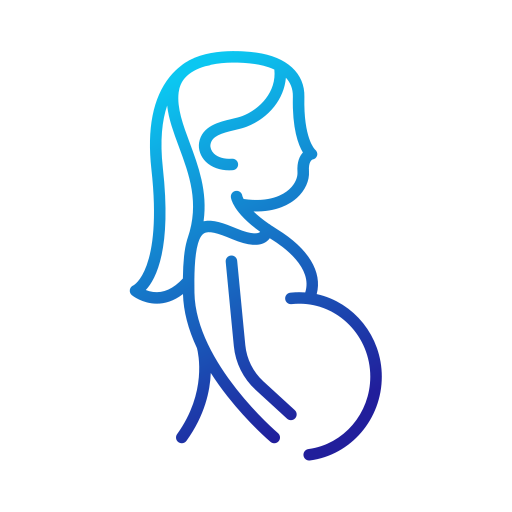 妊娠中 Generic gradient outline icon