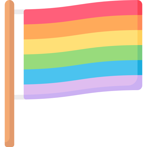 tęczowa flaga Special Flat ikona