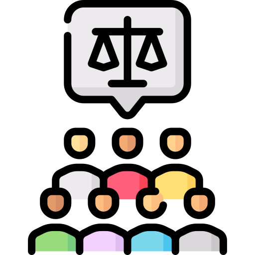 社会正義 Special Lineal color icon