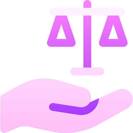 scala della giustizia Basic Gradient Gradient icona