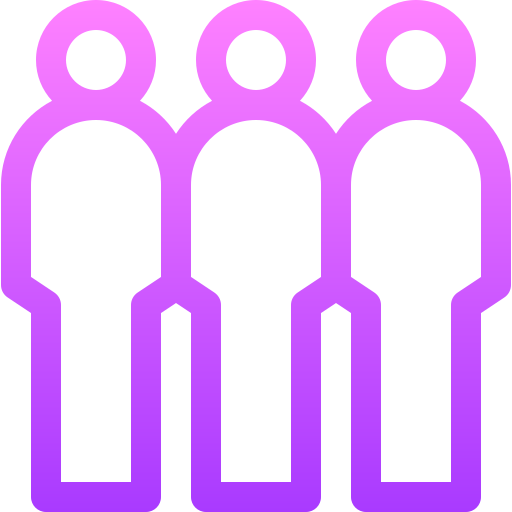 jedność Basic Gradient Lineal color ikona