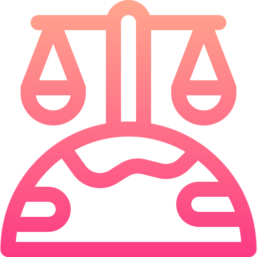世界の法律 Basic Gradient Lineal color icon