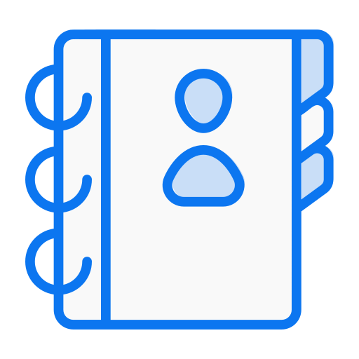 kontaktbuch Generic color lineal-color icon