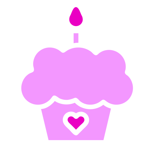 Cupcake Generic color fill icon