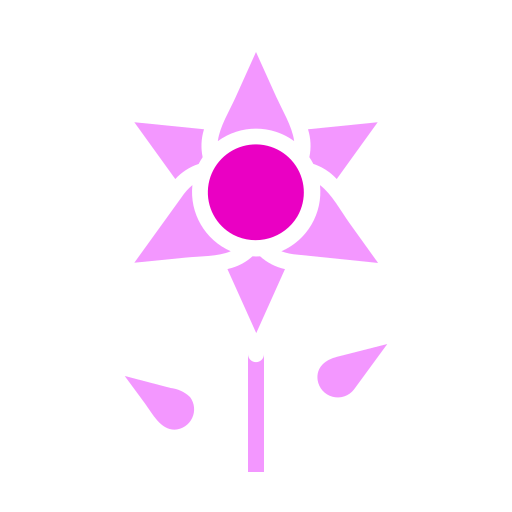 花 Generic color fill icon