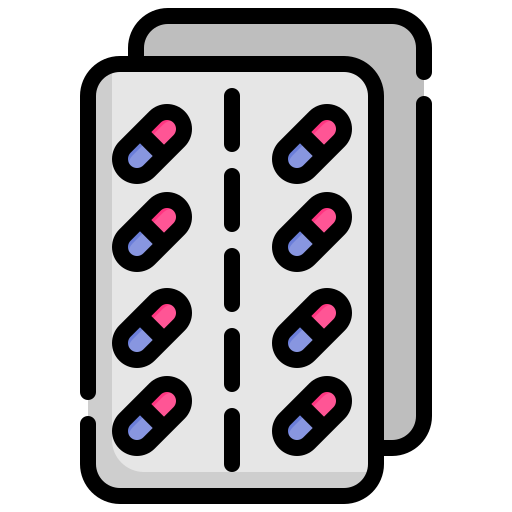 cápsulas Generic color outline icono