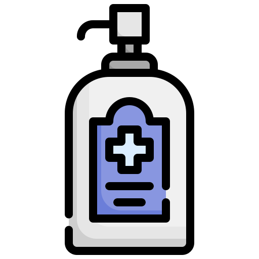 Hydroalcoholic gel Generic color outline icon