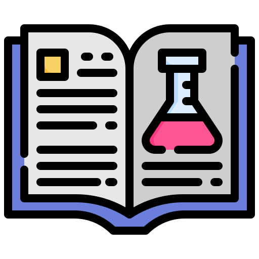 Научная книга Generic color outline иконка