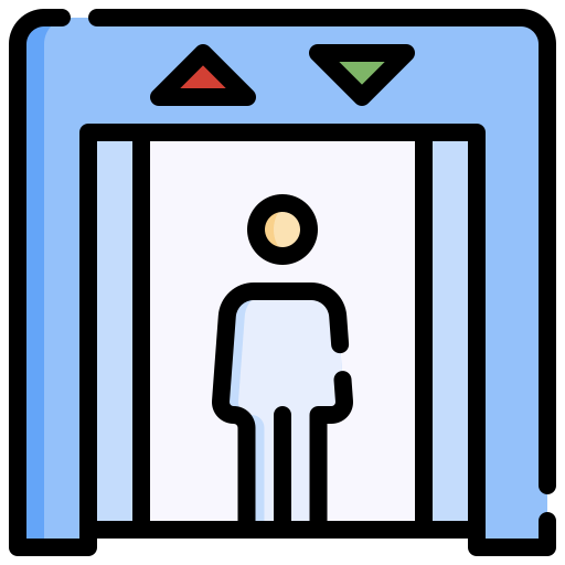 ascensore Generic color outline icona