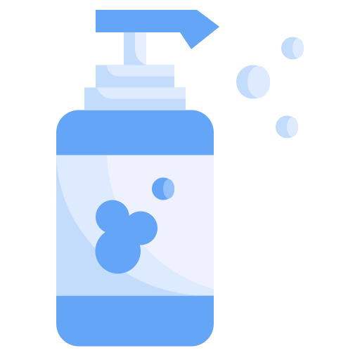 butelka mydła Generic color fill ikona