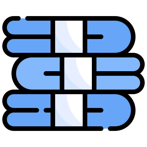 toalla Generic color outline icono