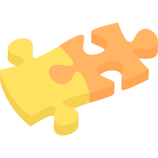 pieza de puzzle Generic color fill icono
