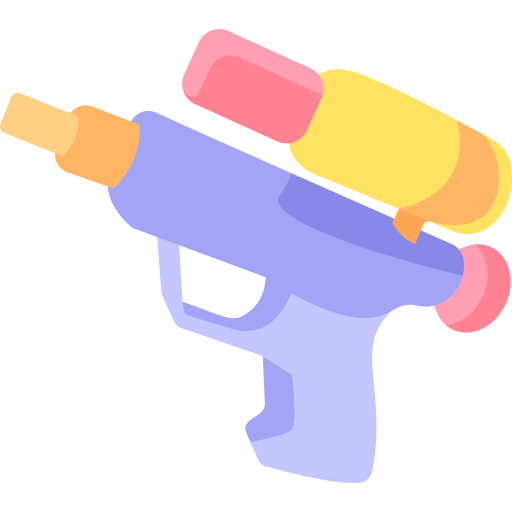 pistola de agua Generic color fill icono