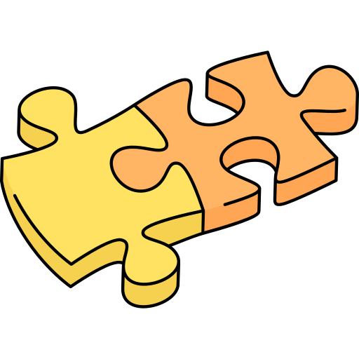 pezzo del puzzle Generic color outline icona